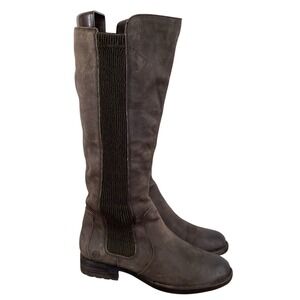 Born Boots Women's Size 9.5 Genuine Leather Brown Knee High